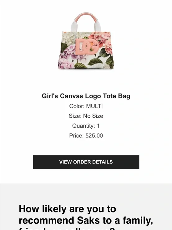 Dolce & Gabbana Pink Floral Hydrangea Logo Top-Handle Tote - Picture 10 of 13
